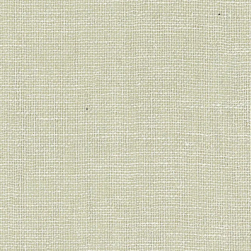 Schumacher Wallpaper 5007804 Linen Gesso Celadon