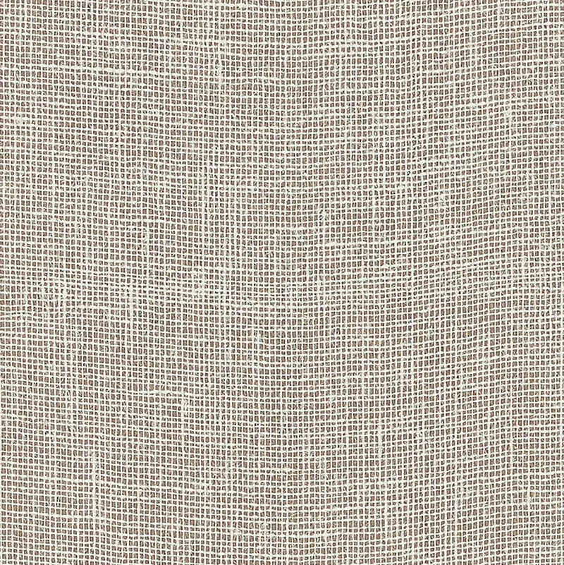 Schumacher Wallpaper 5007806 Linen Gesso Cocoa