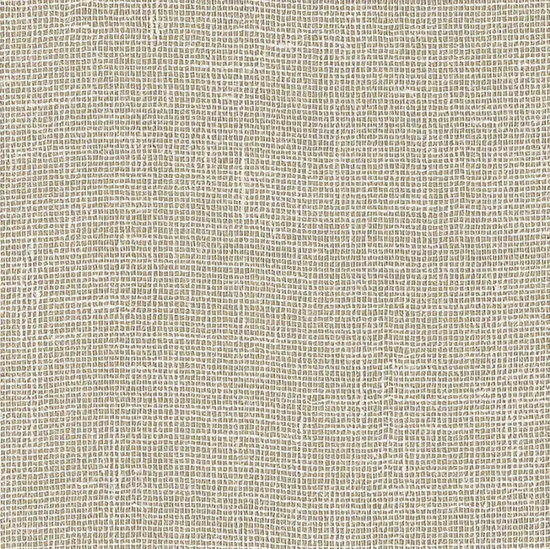 Schumacher Wallpaper 5007807 Linen Gesso Pale Gold