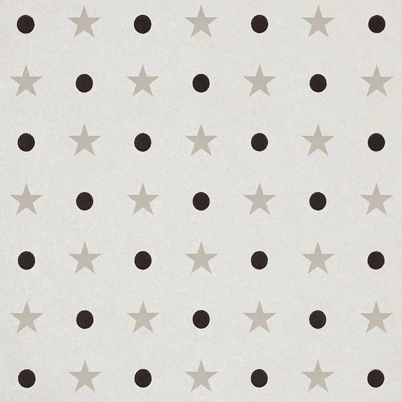 Schumacher Wallpaper 5008551 Etoiles Et Points Warm Silver