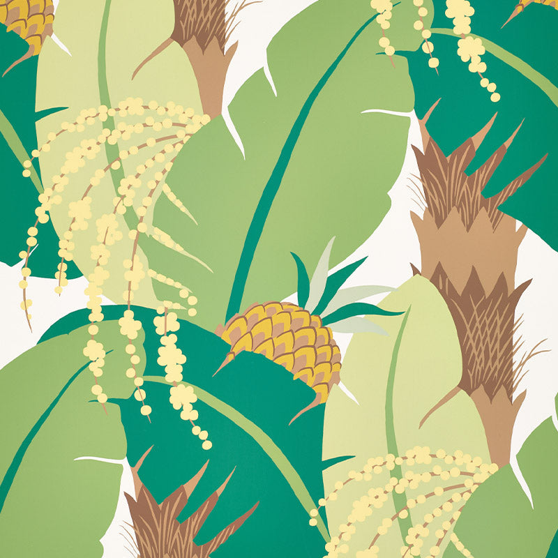 Schumacher Wallpaper 5009173 Ananas Palm