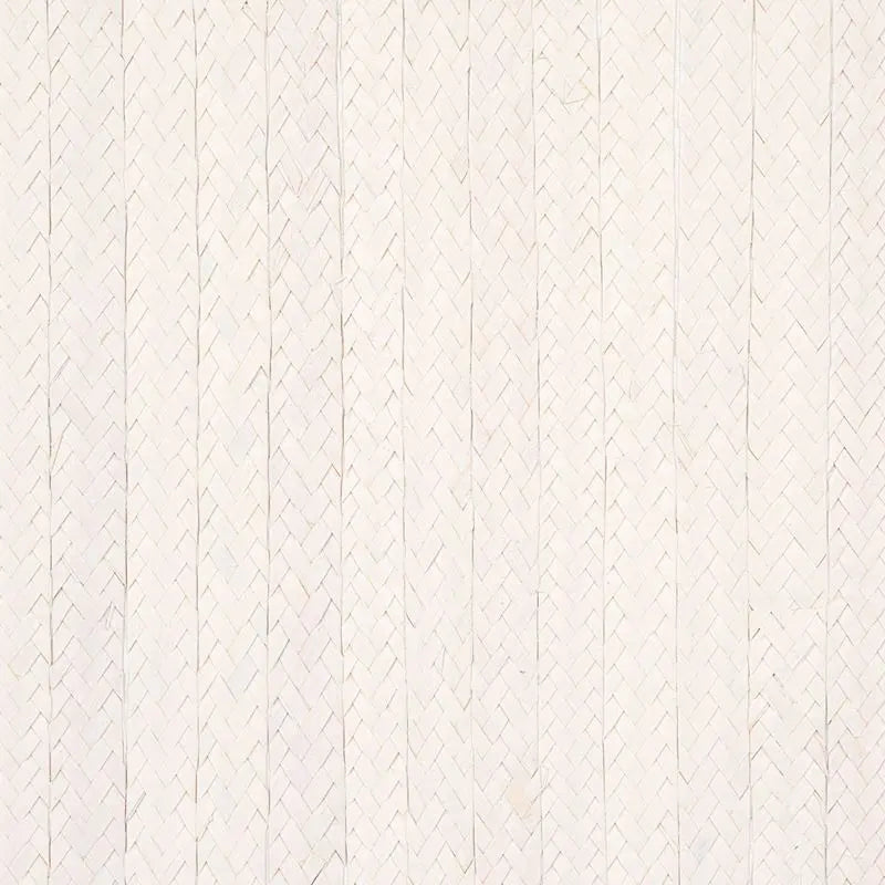 Schumacher Wallpaper 5010191 Braided Buri Ivory