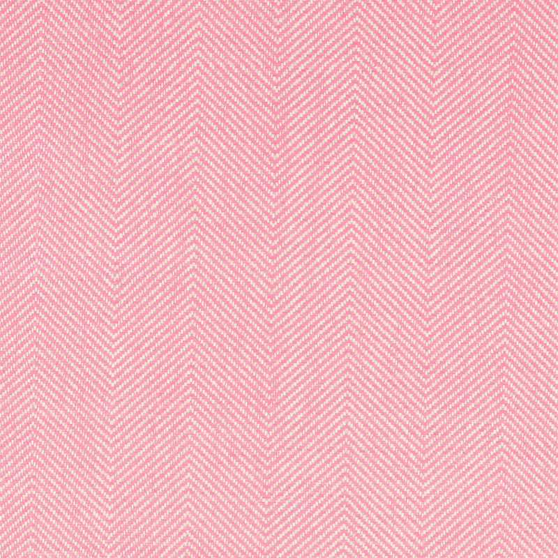Schumacher Wallpaper 5010235 Herringbone Paperweave Pink