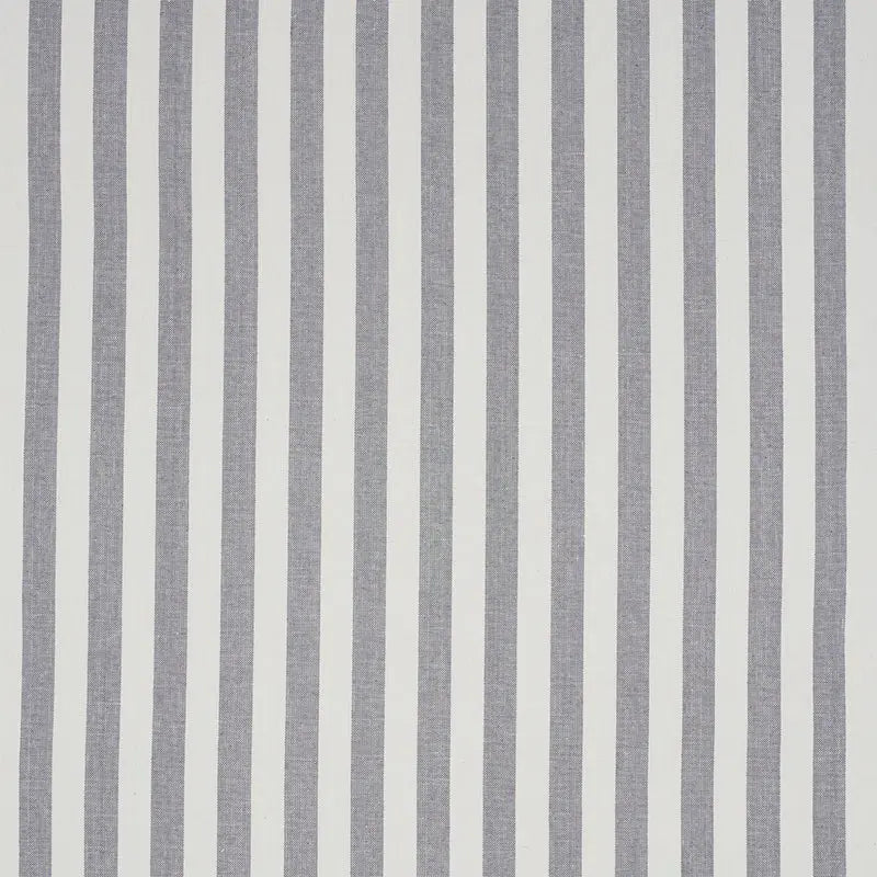 Schumacher Wallpaper 5010252 Linen Stripe Grey