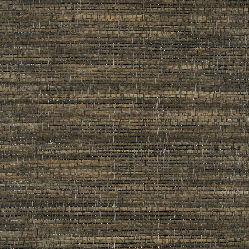 Schumacher Wallpaper 5010261 Palm Weave Bark