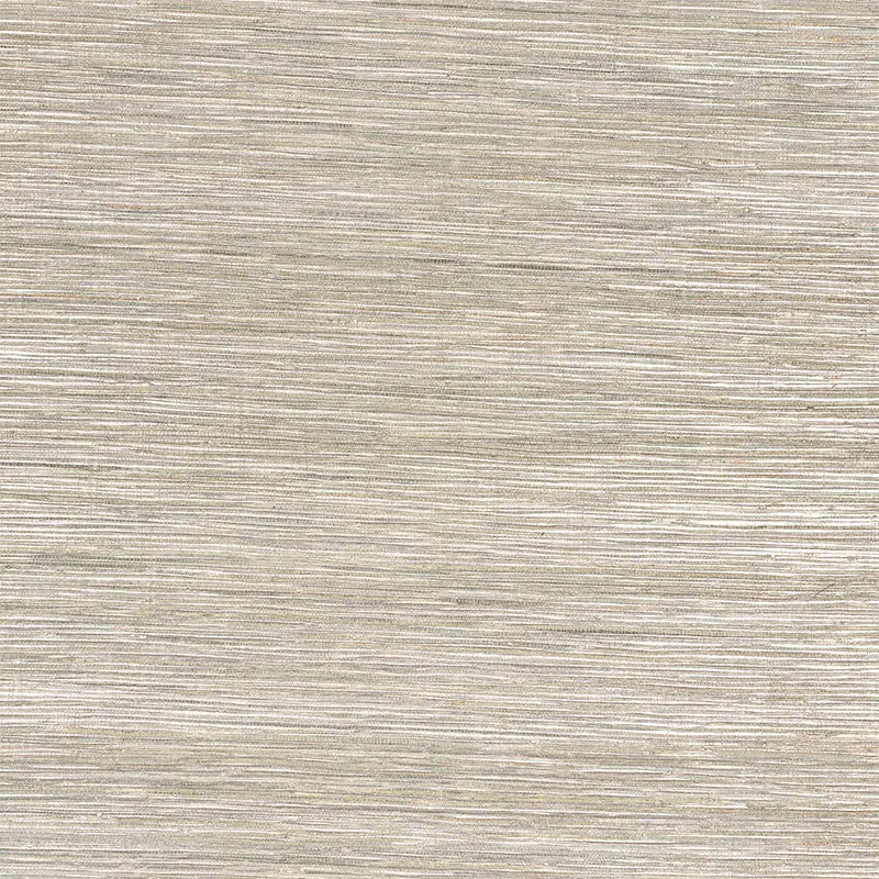 Schumacher Wallpaper 5010281 Metallized Flax Sage