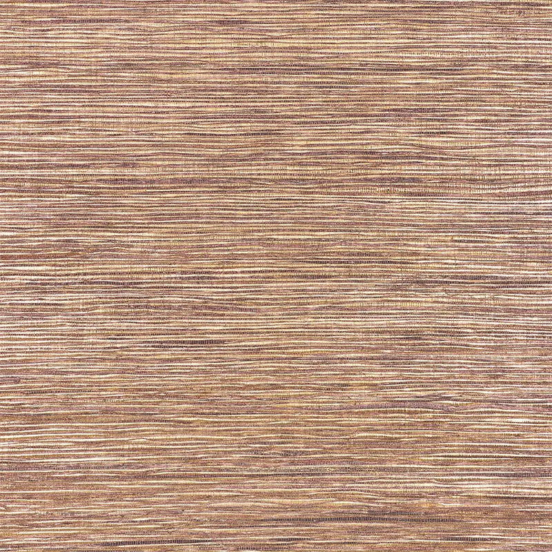 Schumacher Wallpaper 5010283 Metallized Flax Aubergine