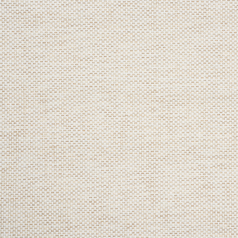 Schumacher Wallpaper 5010290 Tonal Paperweave Ivory