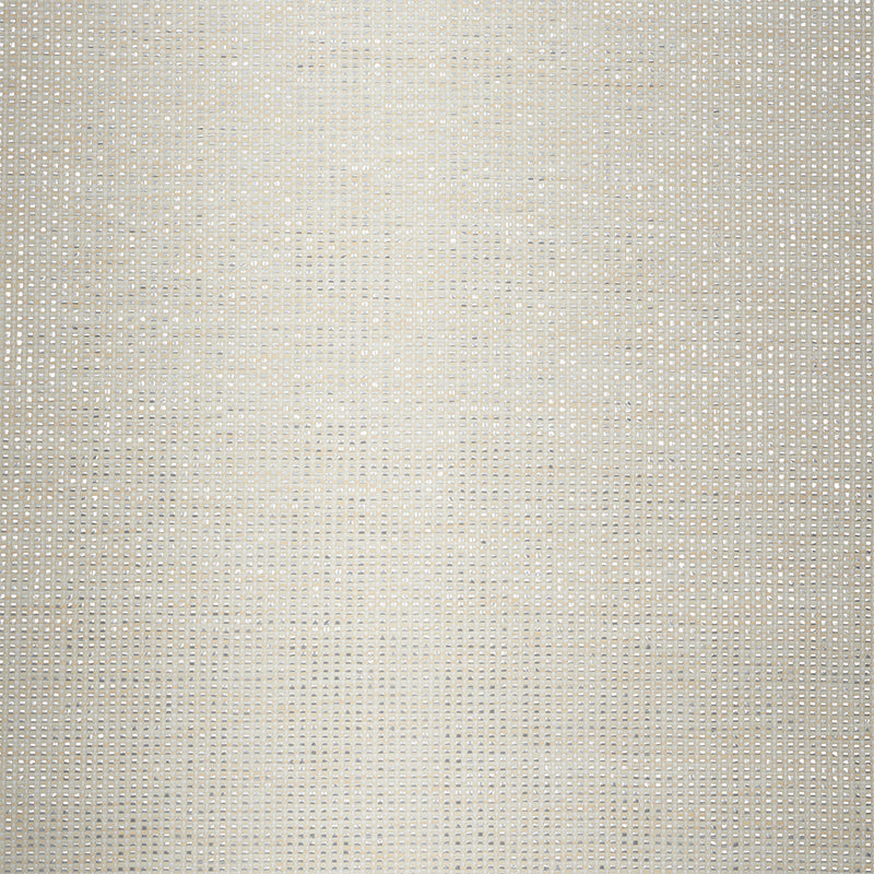 Schumacher Wallpaper 5010311 Metal Paperweave Ivory