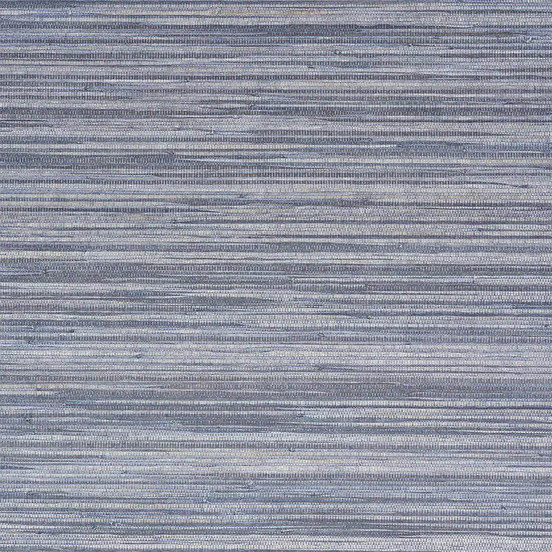 Schumacher Wallpaper 5010340 Dyed Raffia Slate