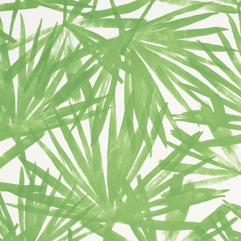 Schumacher Wallpaper 5010560 Sunlit Palm Green