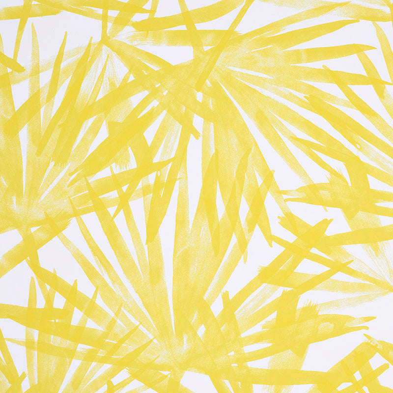 Schumacher Wallpaper 5010561 Sunlit Palm Yellow
