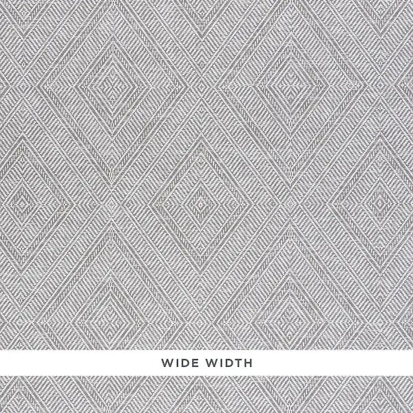 Schumacher Wallpaper 5011253 Tortola Paperweave Grey