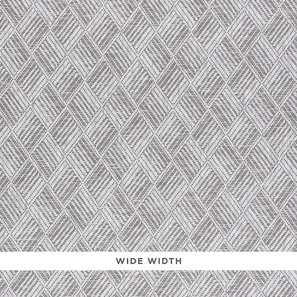 Schumacher Wallpaper 5011260 Ashberg Paperweave Grey