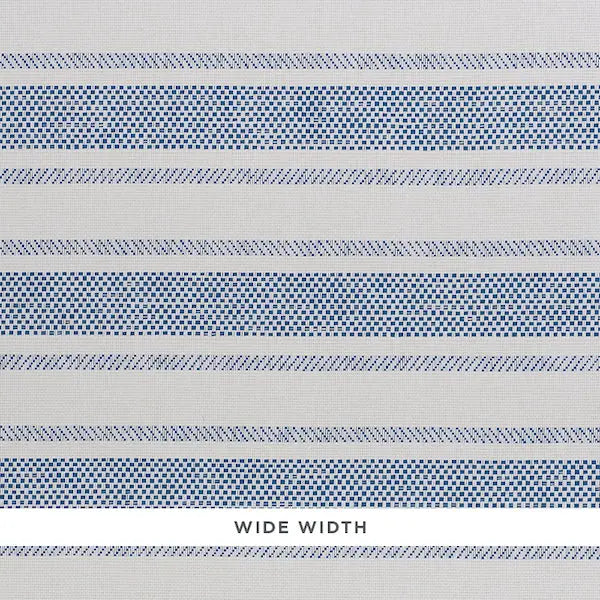 Schumacher Wallpaper 5011302 Oxnard Paperweave Blue