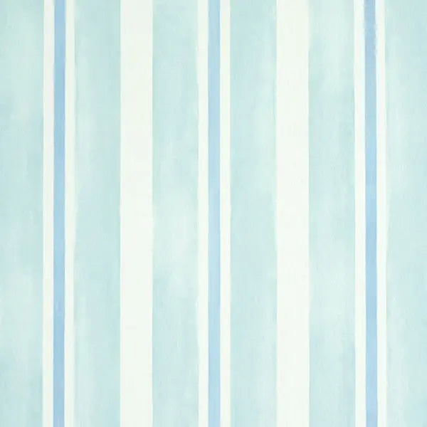 Schumacher Wallpaper 5011571 Watercolor Stripe Mineral