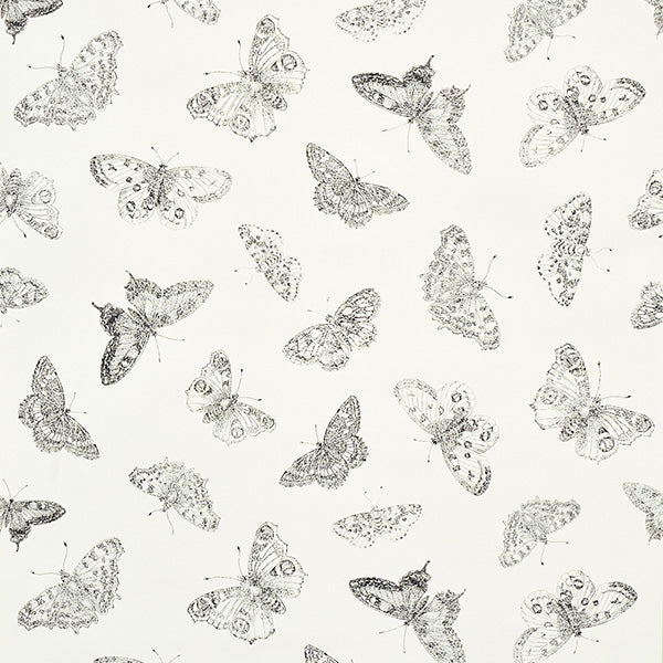 Schumacher Wallpaper 5011740 Burnell Butterfly Ivory
