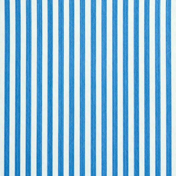 Schumacher Wallpaper 5011866 Edwin Stripe Narrow Cobalt