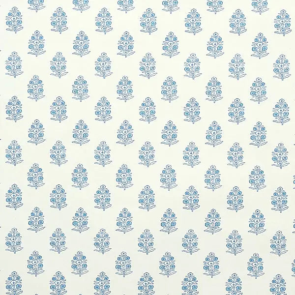 Schumacher Wallpaper 5011930 Aditi Blue