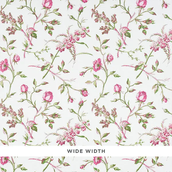 Schumacher Wallpaper 5011982 Beluze Magenta