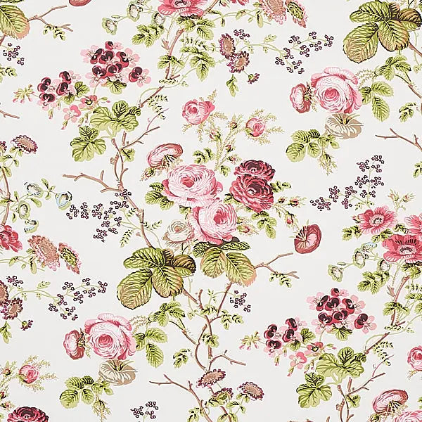 Schumacher Wallpaper 5012061 Salisbury Garnet