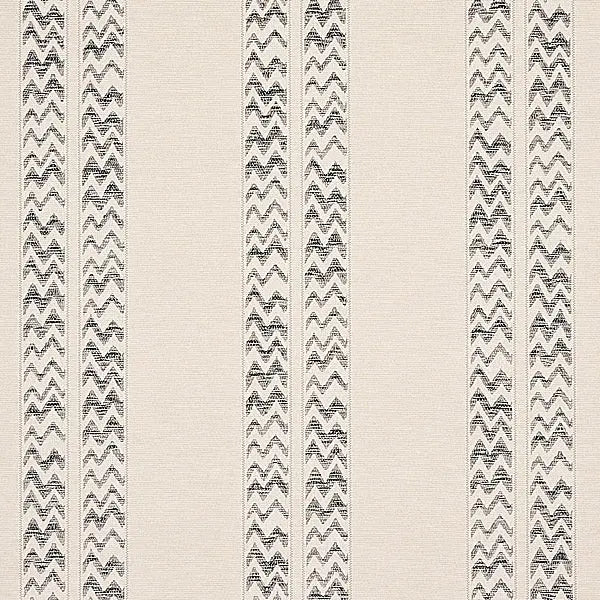 Schumacher Wallpaper 5012310 Kudu Stripe Black