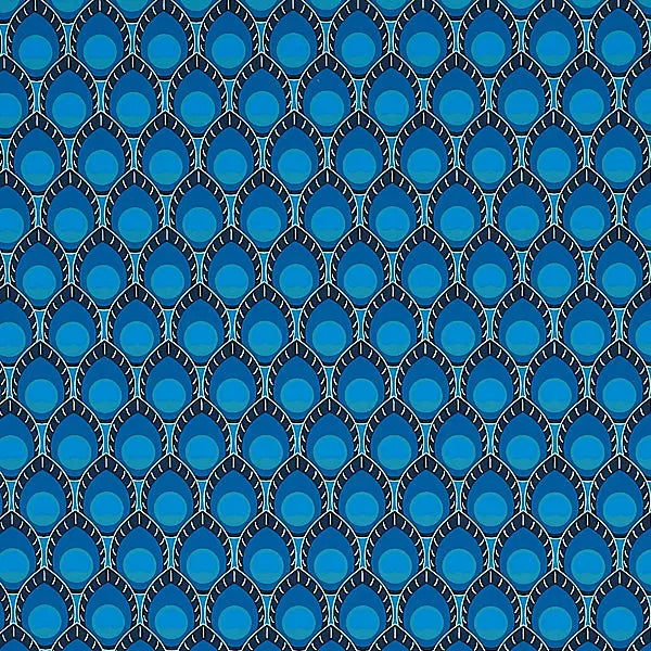 Schumacher Wallpaper 5012521 Dawnridge Peacock