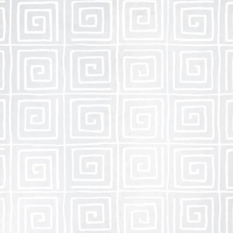 Schumacher Wallpaper 5012590 Trousdale Metallic Platinum Blanc