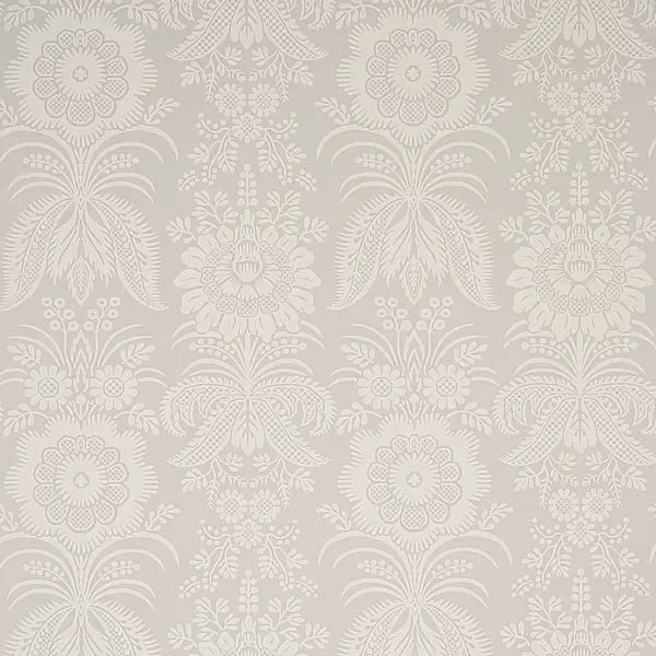 Schumacher Wallpaper 5012721 Greta Grey