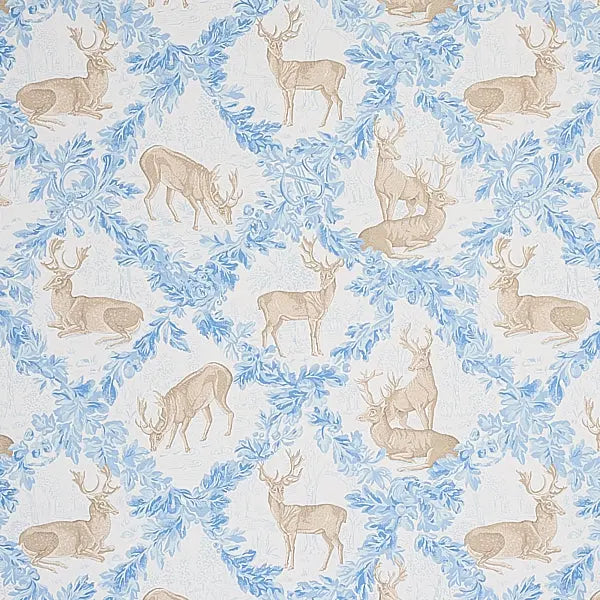 Schumacher Wallpaper 5012730 Woburn Meadow Ice