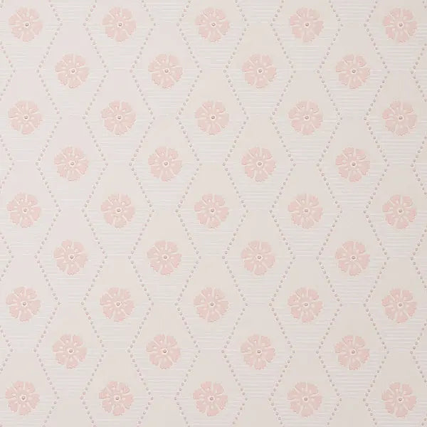 Schumacher Wallpaper 5013163 Hive Bloom Blush