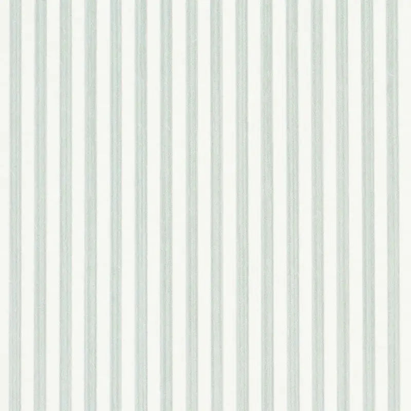 Schumacher Wallpaper 5013602 Edwin Stripe Narrow Eucalyptus