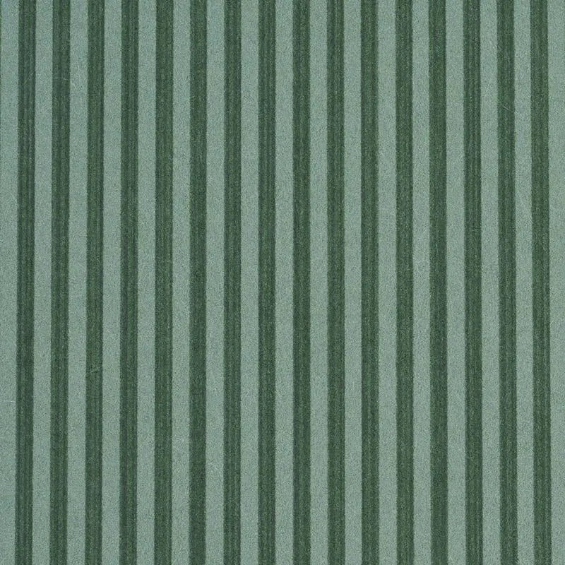 Schumacher Wallpaper 5013603 Edwin Stripe Narrow Dark Green