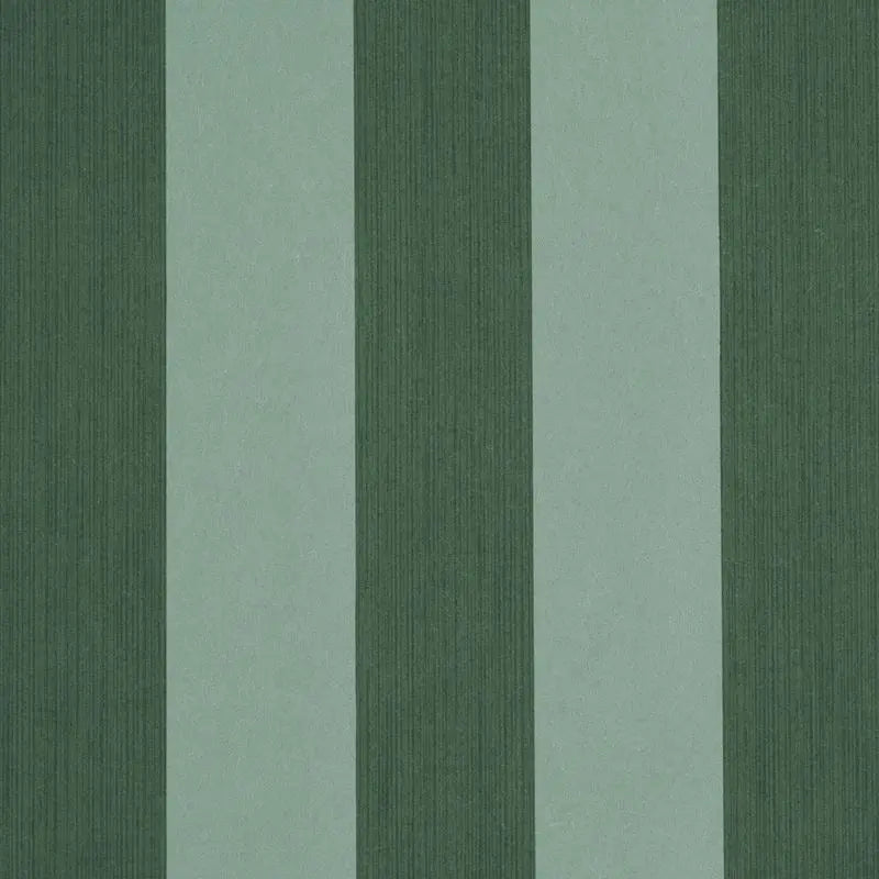 Schumacher Wallpaper 5013624 Edwin Stripe Wide Dark Green