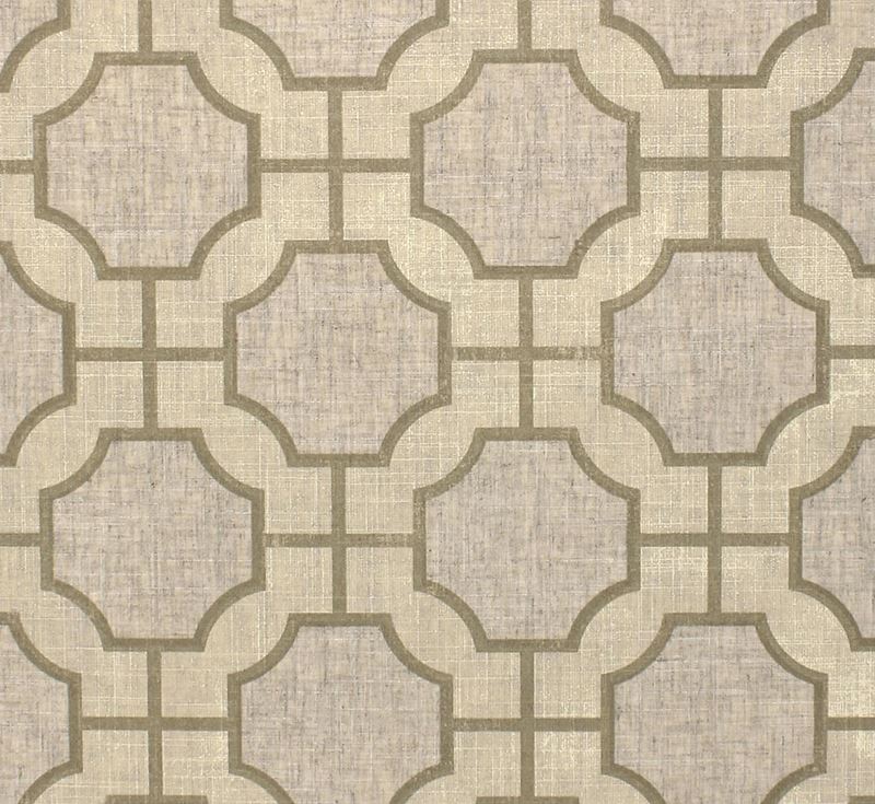 Phillip Jeffries Wallpaper 5190 Imperial Gates Cream And Champagne On Linen