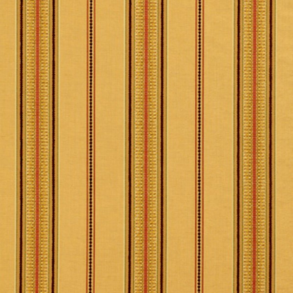 Schumacher Fabric 54062 Sinclair Chenille Stripe Camel