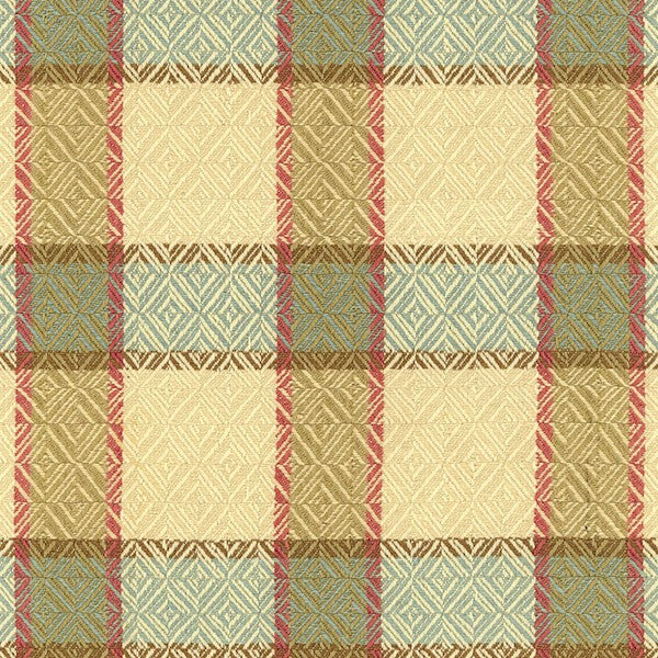 Schumacher Fabric 55330 Chesterfield Plaid Cottage