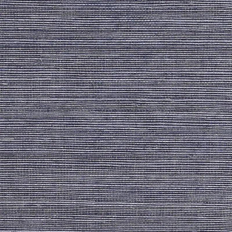 Phillip Jeffries Wallpaper 5988 Saint Germain Hemp II Silver On Navy