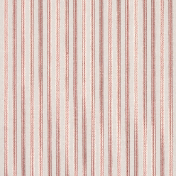 Schumacher Fabric 60074 Wellfleet Ticking Stripe Pink