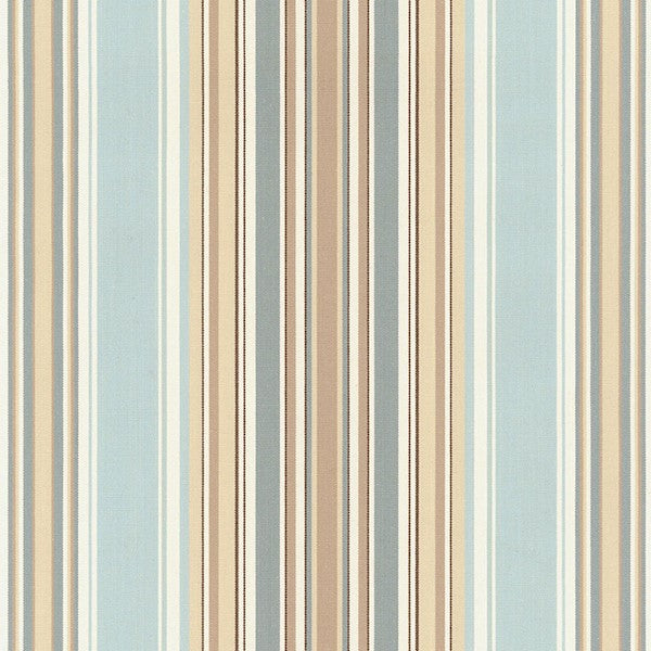 Schumacher Fabric 62372 Ridge Stripe Mineral