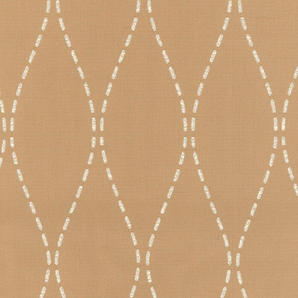 Schumacher Fabric 62452 New River Weave Cafe'