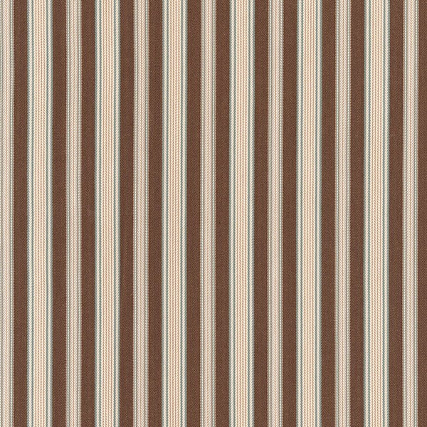 Schumacher Fabric 62473 Brook Stripe Bark