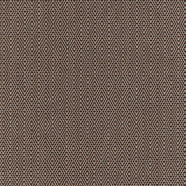 Schumacher Fabric 62536 Hampton Court Diamond Chocolate