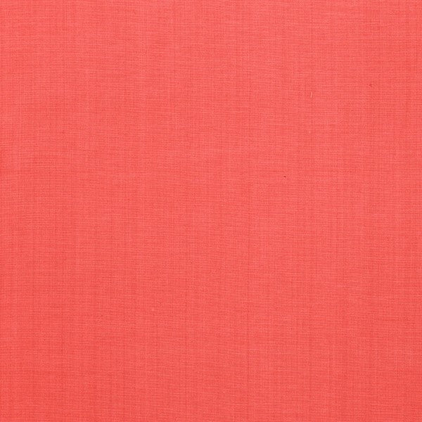 Schumacher Fabric 62945 Avery Cotton Plain Coral