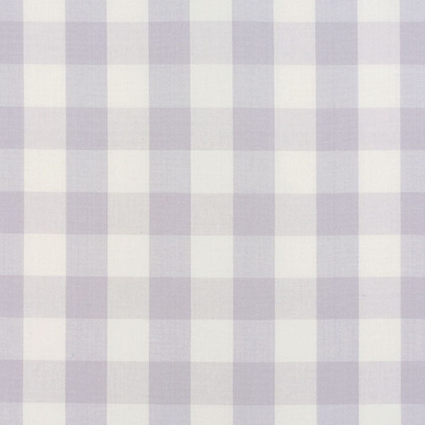 Schumacher Fabric 63046 Camden Cotton Check Lilac