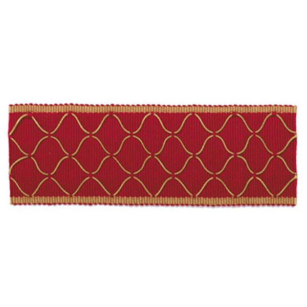 Schumacher Fabric Trim 63171 Kent Braid Currant