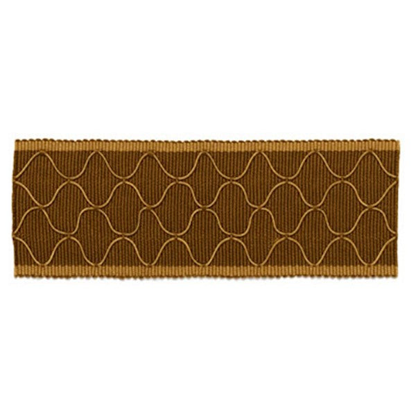 Schumacher Fabric Trim 63172 Kent Braid Mocha