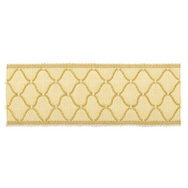 Schumacher Fabric Trim 63174 Kent Braid Champagne