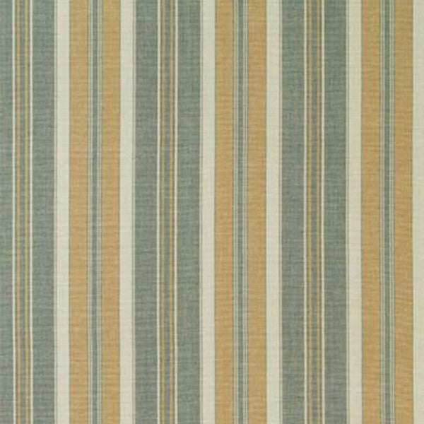 Schumacher Fabric 63432 Hudson Stripe Aqua