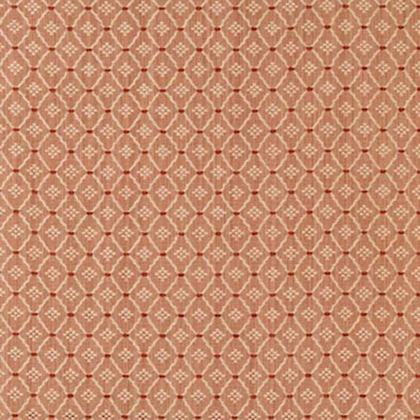 Schumacher Fabric 63523 Clifton Cotton Strie Coral